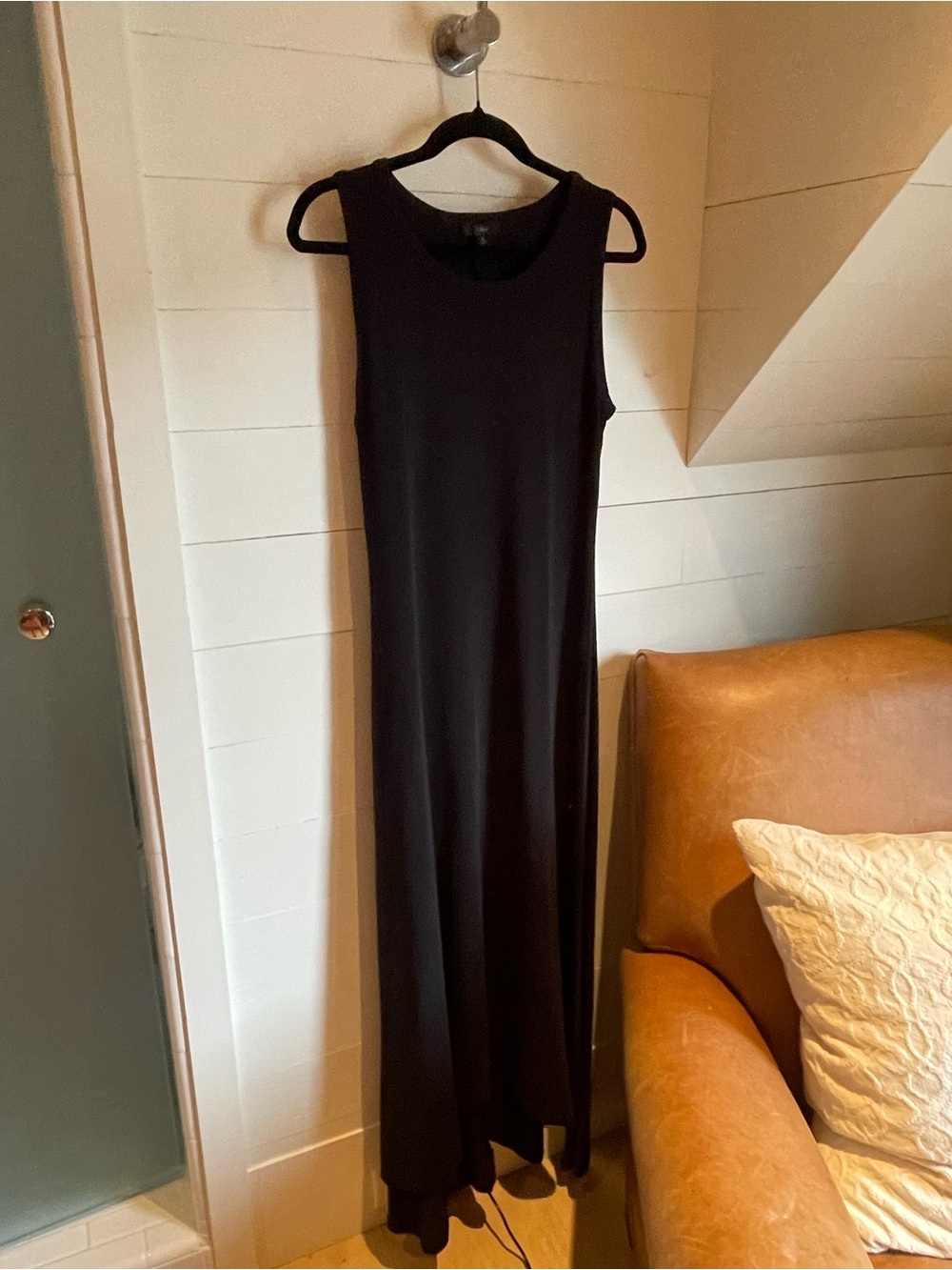 J. Crew Black Sleeveless Maxi Dress — Simple A-Line Silhouette